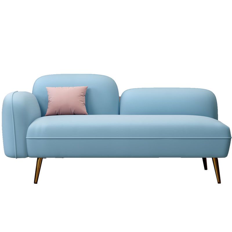 Hair Pin Legs Tight Back Square Arm Transitional Modern Loveseat for Apartment