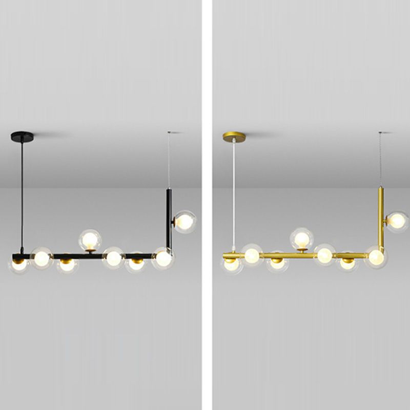 Bolas Dinning Room Over Island Lighting Glass Nordic Style Island Lighting Fixture