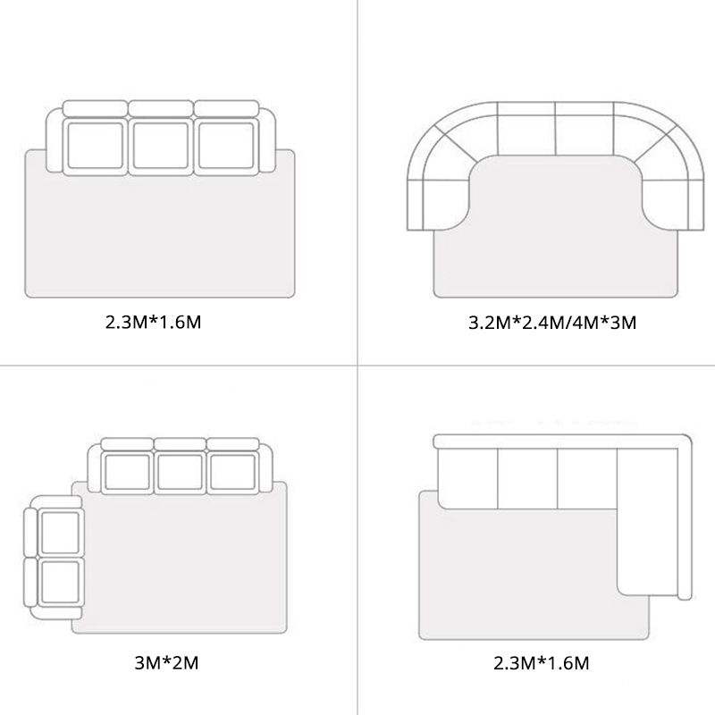 Multicolor Boheems gebied tapijt polyester zuidwestelijk patroon binnen tapijt antislip rugtapijt voor woonkamer
