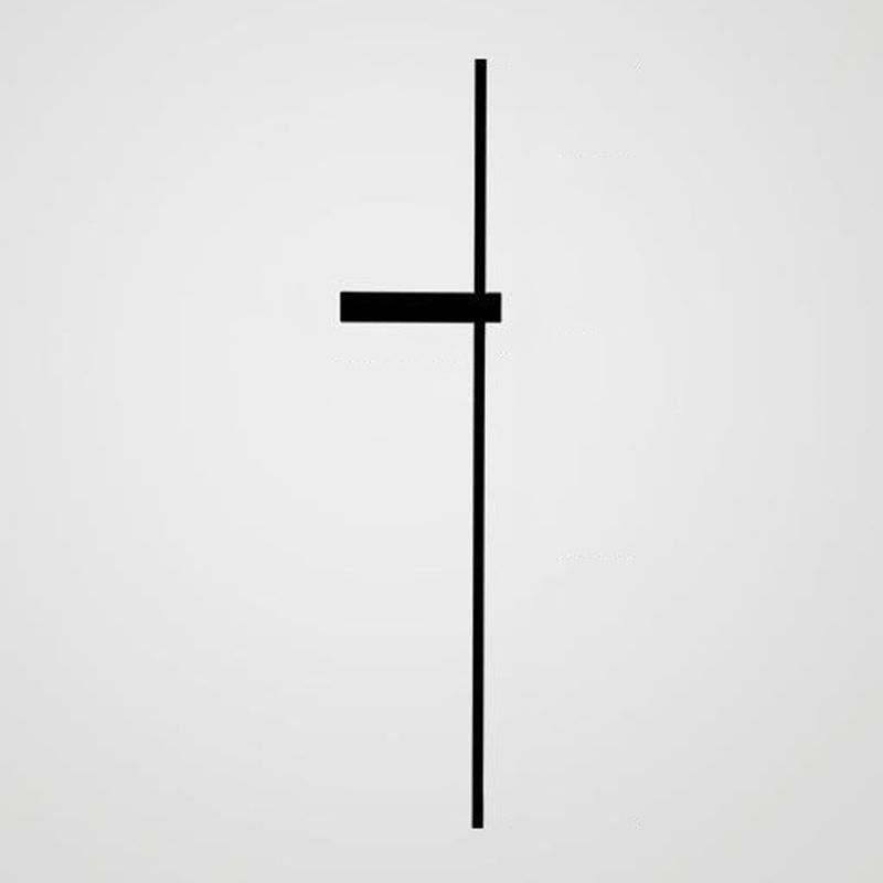 Moderne Wandleuchte minimalistische gerade LED -Wandleuchten mit Aluminium für Schlafzimmer