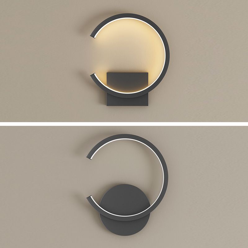 Modern Minimalist style Linear Sconce Light Fixtures Metal Wall Lighting for Bedroom