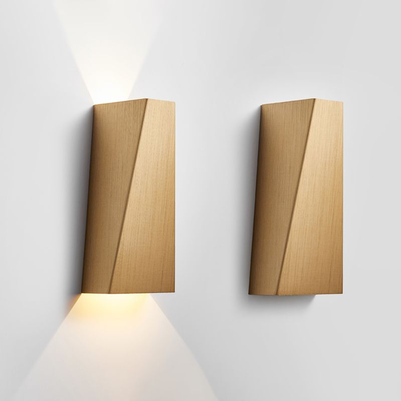 Aluminium minimalisme wandlamp armatuur 1-licht LED SCONCE Licht voor slaapkamer