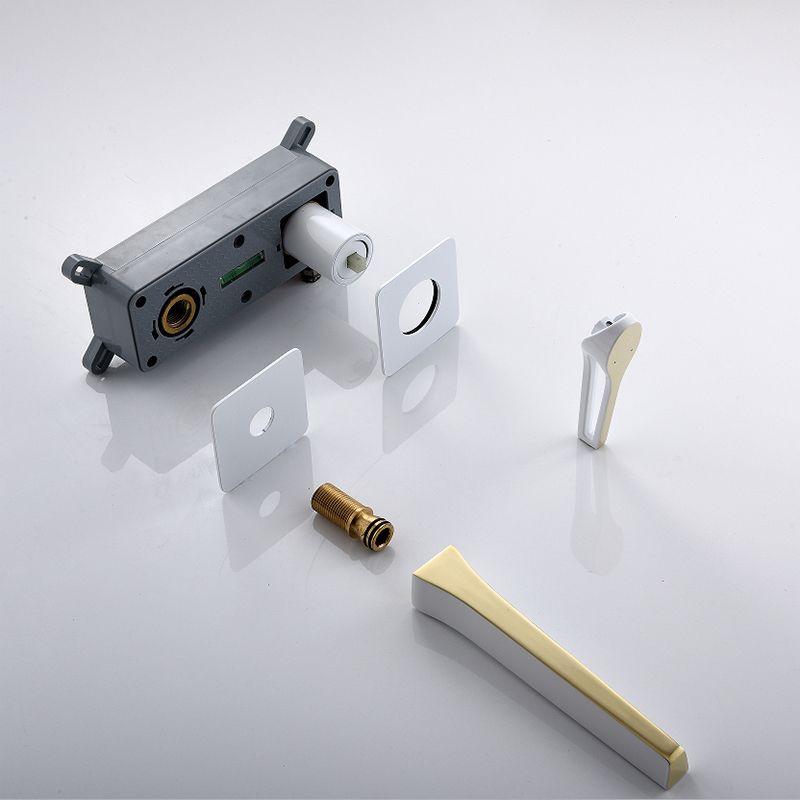 Industrial Style Bathroom Faucet Wall Mounted Rod Handle Faucet