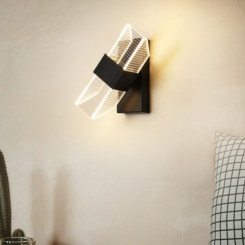 Modern Style Metal LED Wall Light Fixture Creative Wall Light Sconce for Bedroom