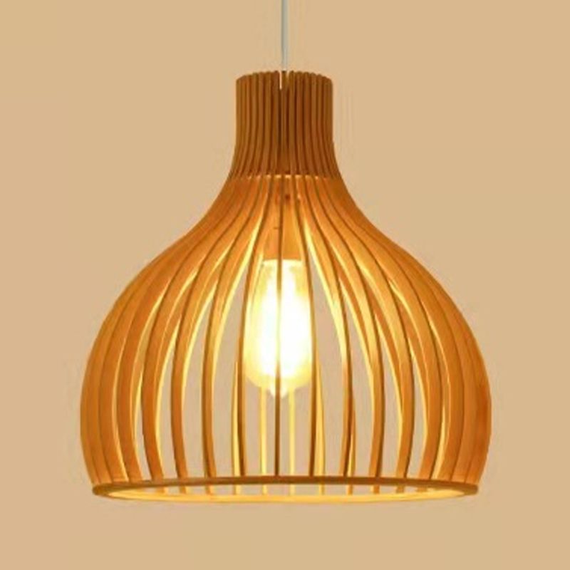 1 Lichthängerlampenvorrichtung moderner hölzerne Anhänger Licht für Esszimmer