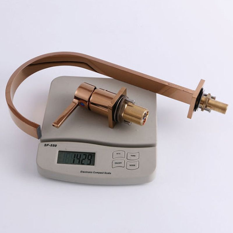 1-Handle Bathroom Faucet with Swivel 2 Hole Widespread Bathroom Sink Faucet