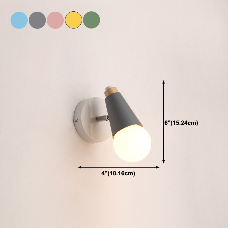 Multi Lights Geometric Wall Lights Modern Style Metal Wall Lighting Fixtures
