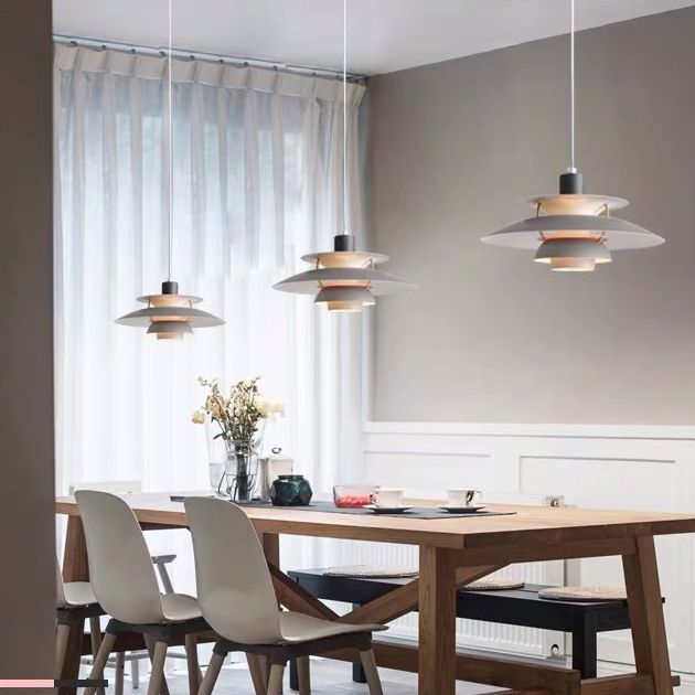 Aluminium nordique multi-couleurs en option en aluminium Light Light 1-Light Minimism Lighting Forwing For Restaurant Cafe Shop