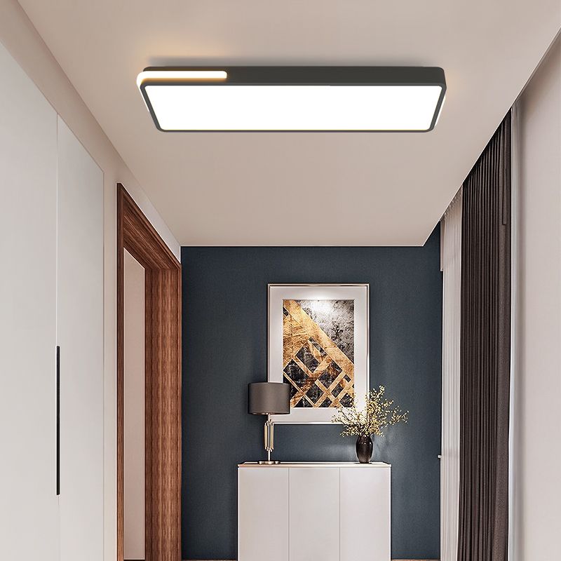 Soporte de montaje de iluminación de techo de soporte de montaje de descarga de luz de montaje en el techo de metal rectangular