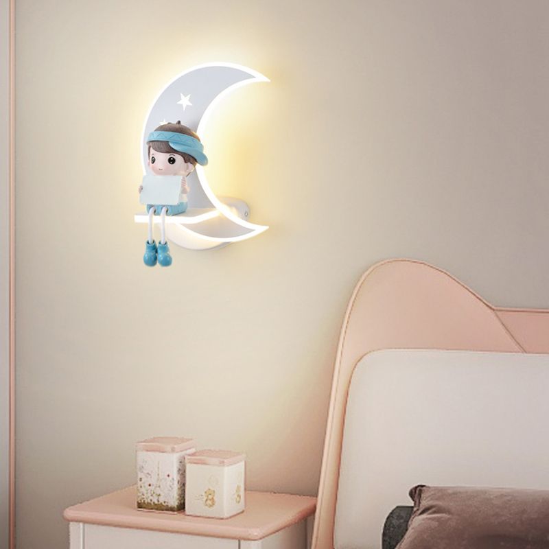 1-Light Geometric Wall Mount Light Modern Style Metal Wall Lighting Ideas