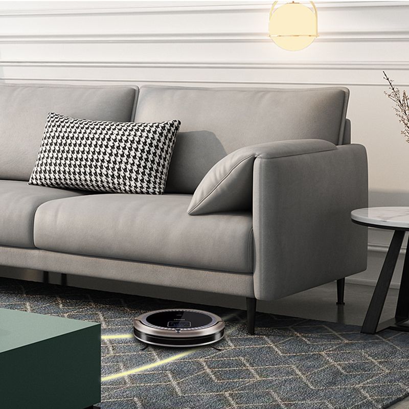 Faux Leather  Cushions Sofa Contemporary Pillow Top Arm Standard Sofa