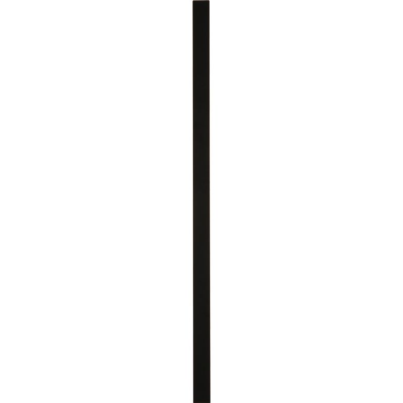 Metal Linear Shade Metal Wall Lights Modern 1 Head Wall Mount Fixture in Black