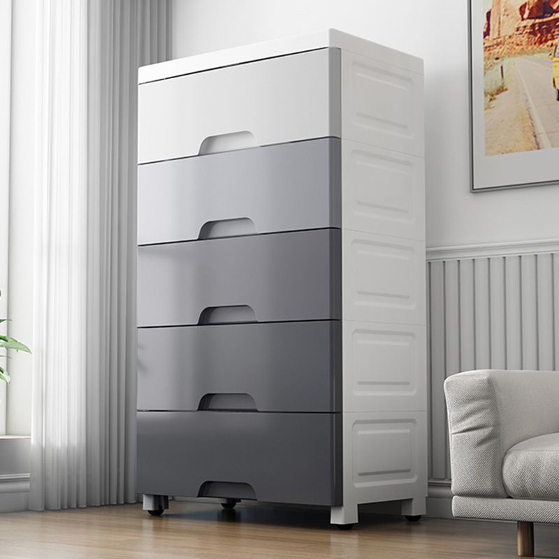 Rectangular Plastic Storage Cabinet Teen Style Simple Bedroom Wardrobe