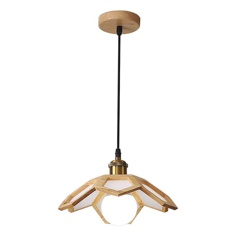 Modern Flower Pendant Lighting Fixture 1-Light Restaurant Suspension Pendant Light