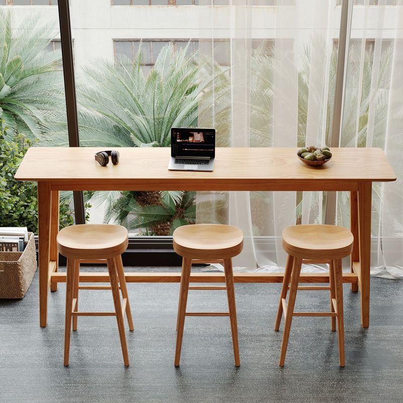 Modern Style Wood Bar Counter Table Rectangle Bar Counter Table for Home