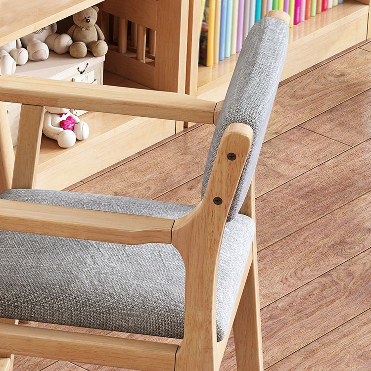 Silla de comedor de madera de estilo moderno, respaldo abierto, sillones de comedor para cocina