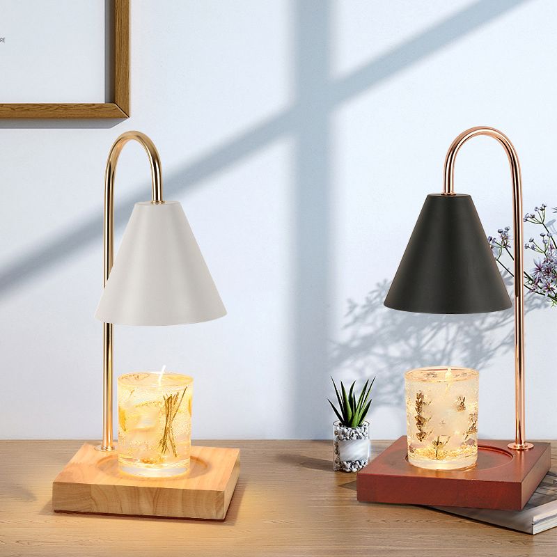Geometrische Metalltischlampe moderne 1 Lichttischleuchte (Dekoration nicht enthalten)