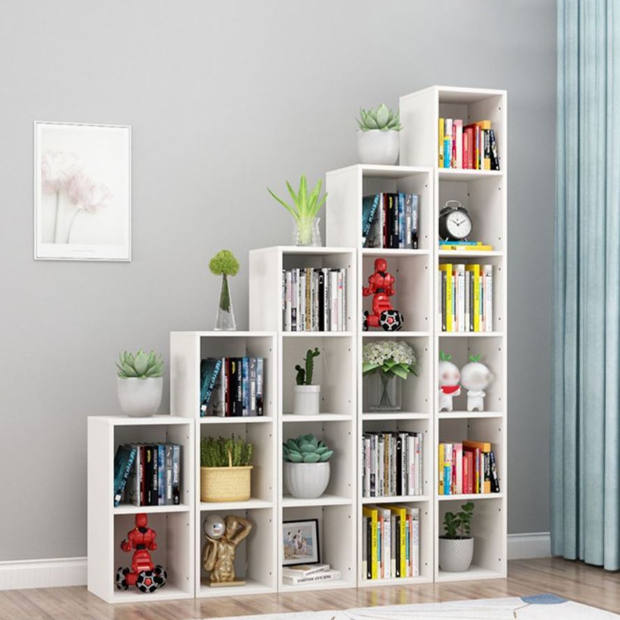 11.81"W Bookshelf Closed Back Contemporary Style Bookcase for Home Office