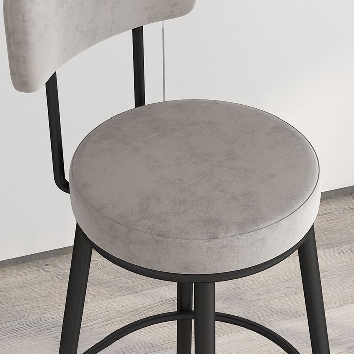 1/2/3 Pieces Round Pub Table Set Modern Stone and Metal Counter Height Set