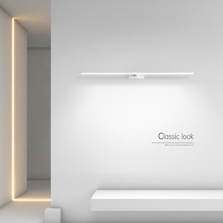 Modern Minimalist LED Wall Light Aluminium Linear Wall Lamp with Silicone Shade