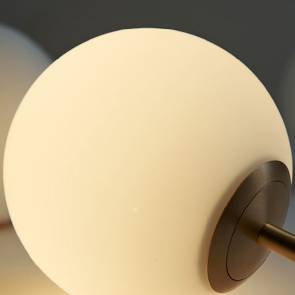 Simplicity Wall Hanging Lamp 1 Head Glass Spherical Bedside Wall Reading Light