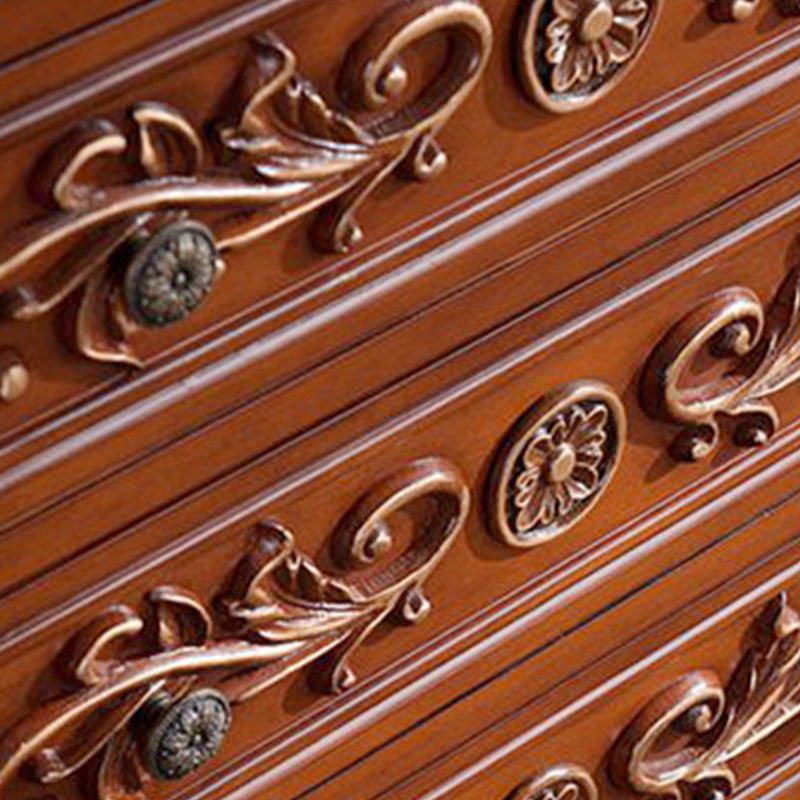 Solid Wood Storage Chest Dresser Traditional Storage Chest with 3/4/5 Drawers