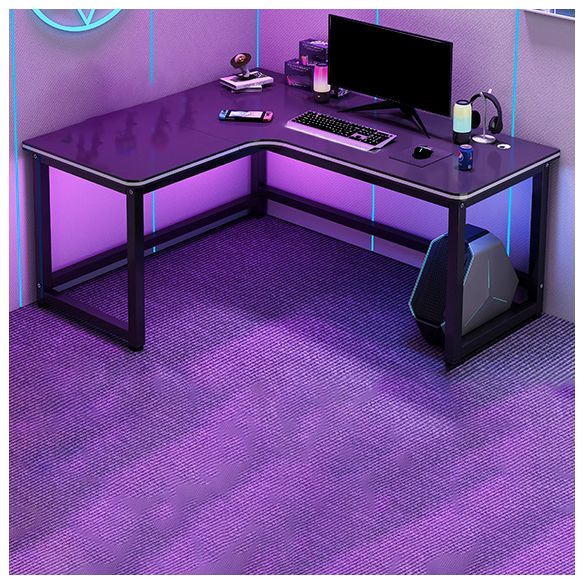 Modern & Contemporary Black Office Desk L-Shape Writing Desk
