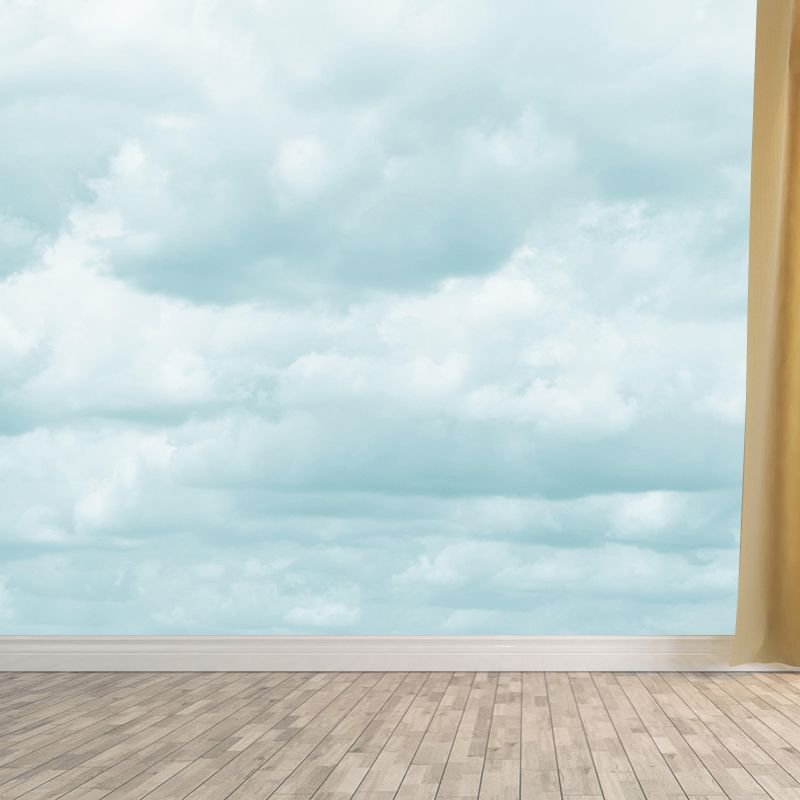 Sky View Mural Wallpaper Modern Style Mildew Resistant for Dining Room