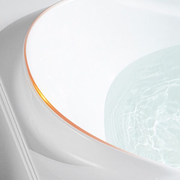 Acrylic Soaking Bathtub Antique Finish Rectangular Bathtub (Board not Included)