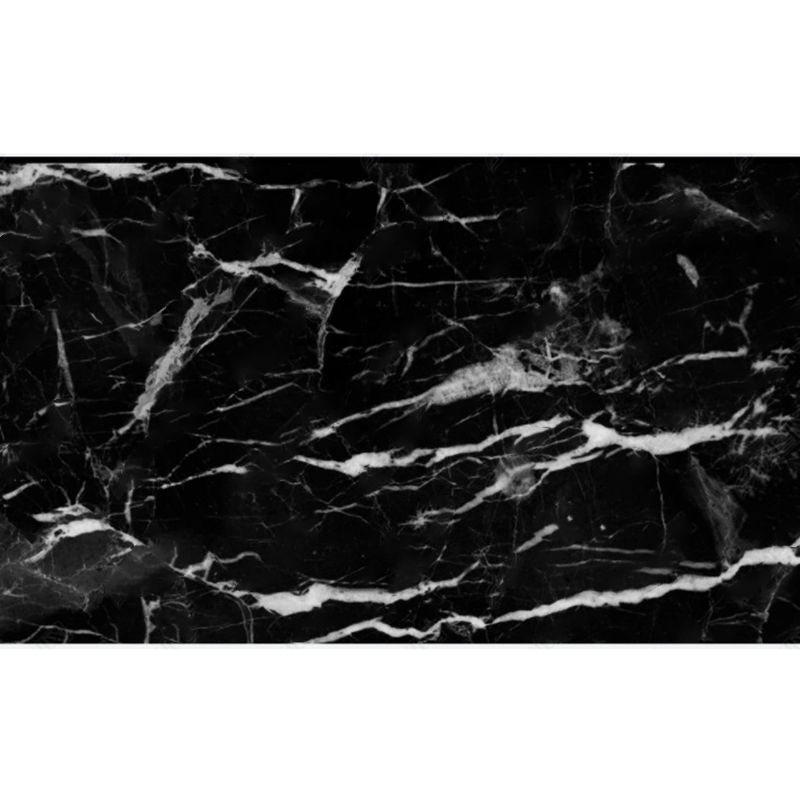 Variegated Area Carpet Casual Marble Print Rug Washable Non-Slip Polyster Carpet for Home Decor