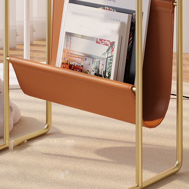 Natural Tray Top Corner Table Solid Wood Side Table with Storage