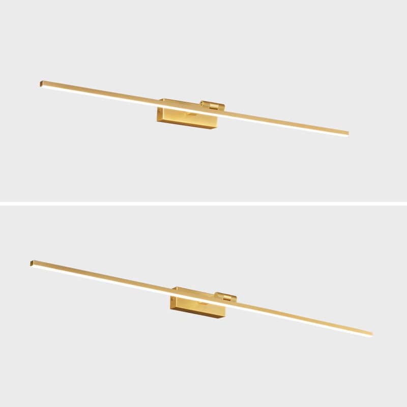 LED Mirror Front Light Modern 1-Light Vanity Light with Acrylic Shade for Bathroom