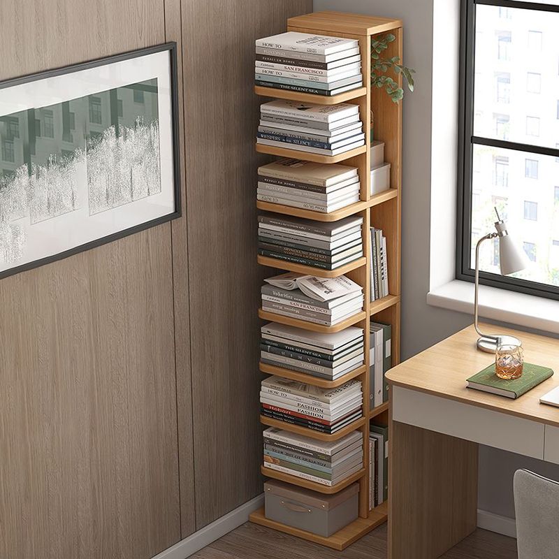 Contemporary Bookshelf Engineered Wood Bookcase for Study Room