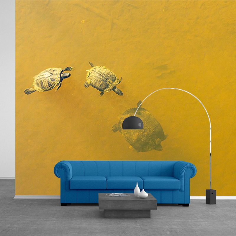 Sea Creatures Contemporary Murals Environment Friendly Wallpaper Sitting Room Wall Decor