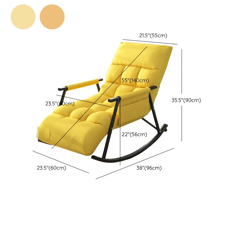 Single Lazy Rocking Chair Indoor Sofa Rocking Chair for Bedroom