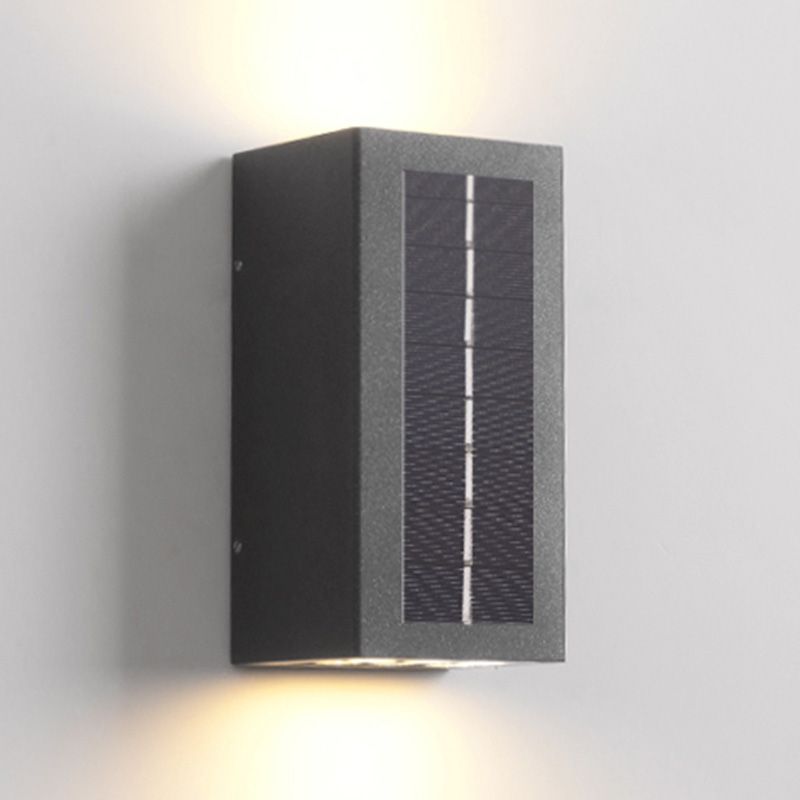 Contemporary Metal Rectangular Wall Sconce Led Wall-washer Light for Outdoor