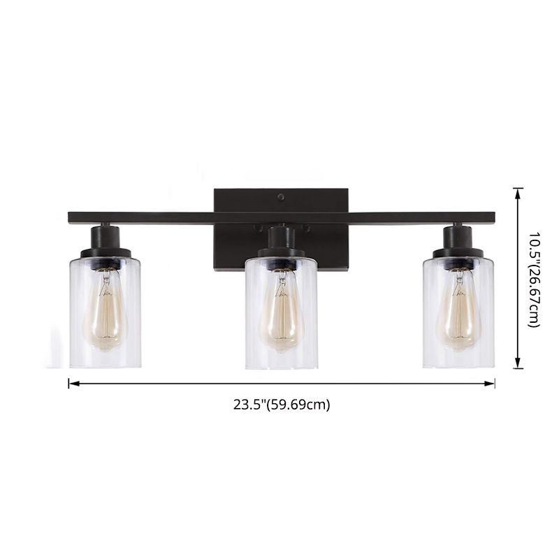Cilinder glazen wand sconce armatuur licht licht industriële hal en foyer wandhangende lichten