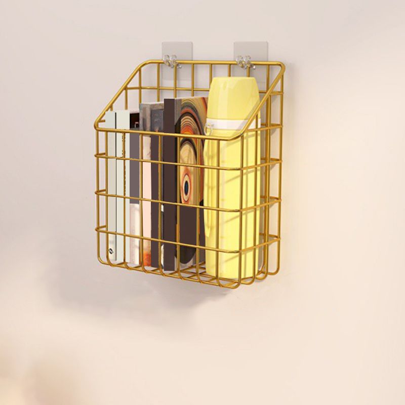 Modern Metal Floating Bookcase 6-inch Wide Wall Mounted Book Shelf