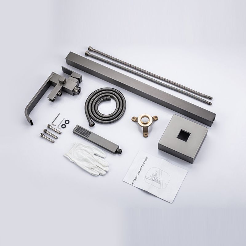 Floor Mounted Metal Freestanding Tub Filler Swivel Freestanding Faucet