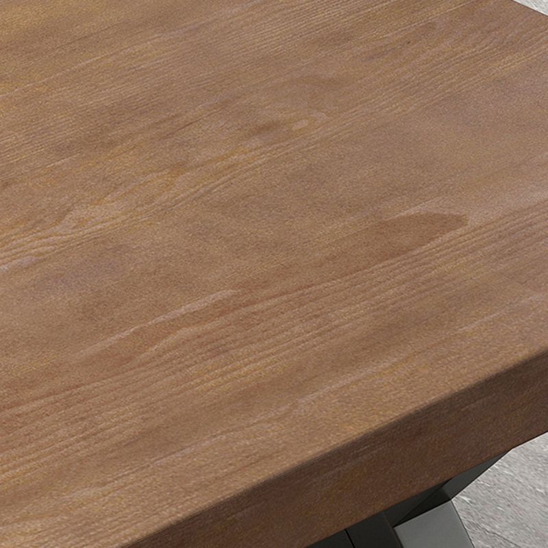 Modern Rectangle Dining Table Set 1/2/5 Pcs Solid Wood Dining Table and Chairs