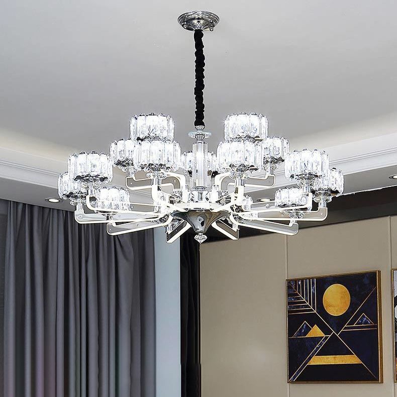 Cilindrische hanger plafondlampen moderne minimalistische stijl kristallen hangende lamp