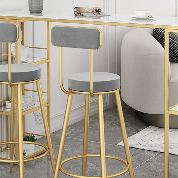 Double Pedestal Bar Stool Table Living Room Stone Bar Height Pub Table