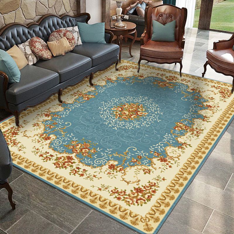 Gorgeous Area Rug Multicolor Polyester Carpet Stain Resistant Area Carpet for Living Room