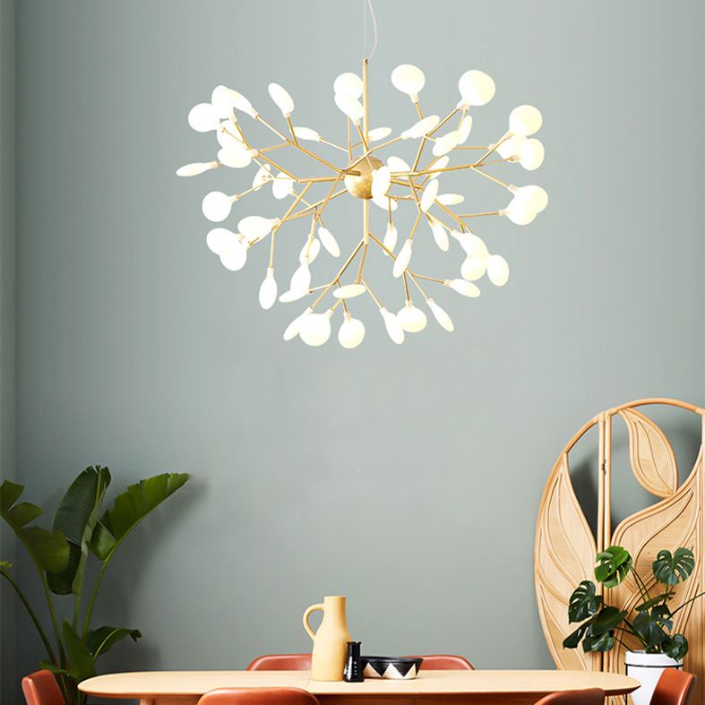 Branch Chandelier Light Farmture Moderne designer Acryl hangerverlichting voor restaurant
