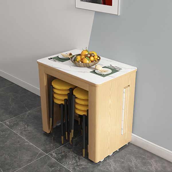 Contemporary Style Dinner Table Rectangle Furniture,72.3"L x 31.5"W x 29.5"H