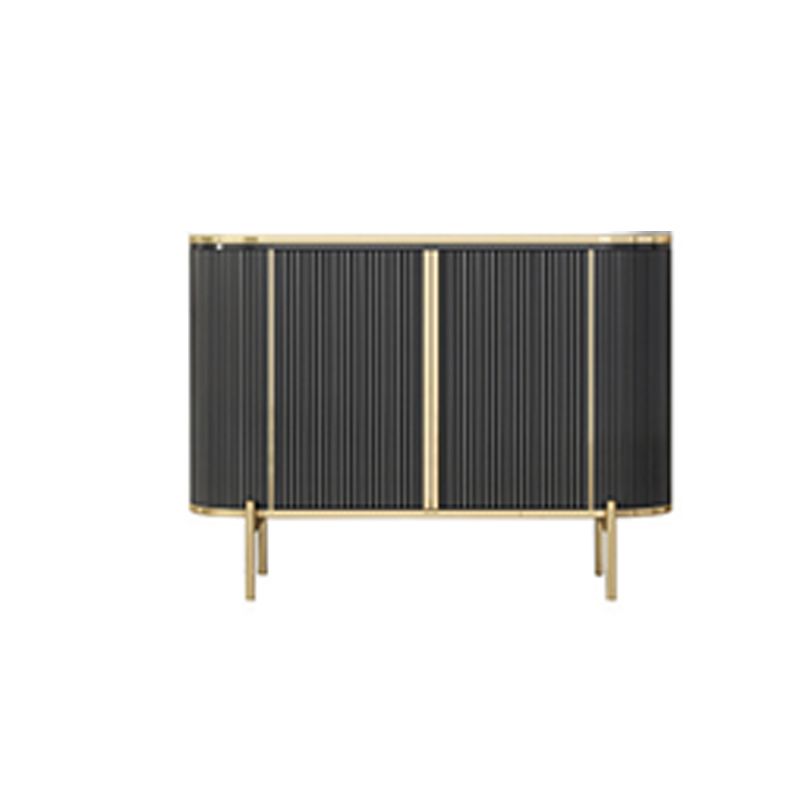 Glam Buffet Sideboard Stone Cabinets Dining Buffet for Living Room
