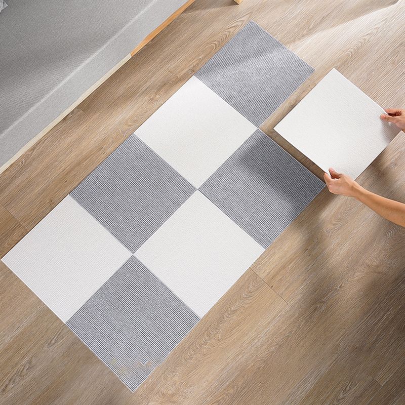 12" X 12" Carpet Tiles Self Peel and Stick Level Loop Non-Skid Bedroom