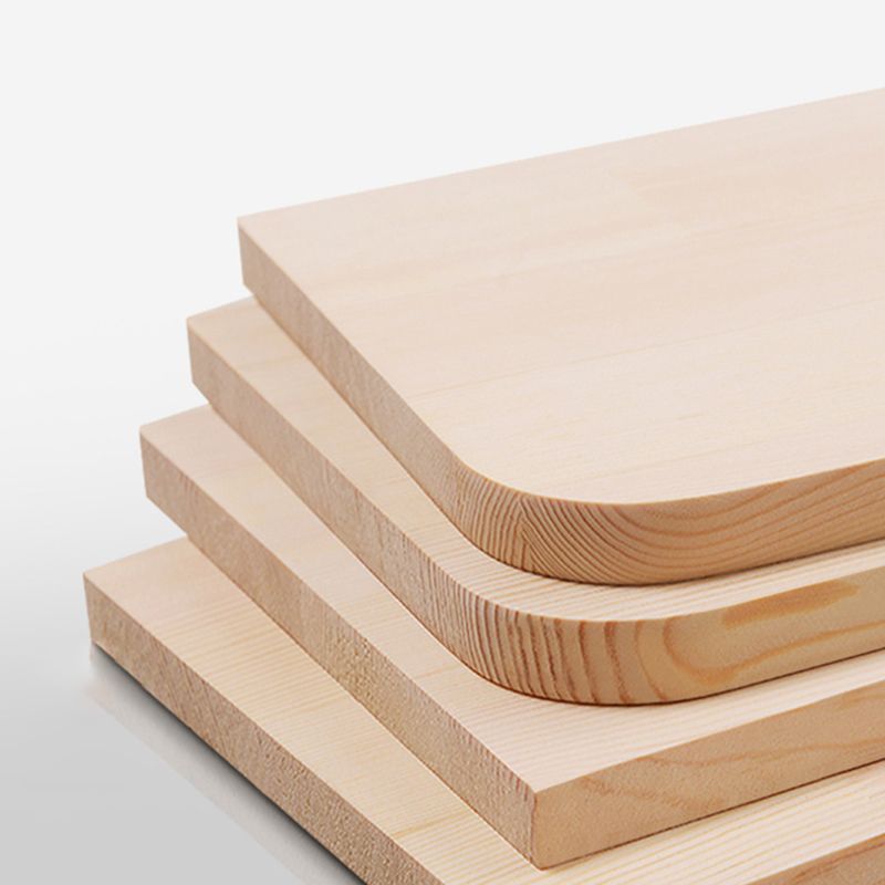 Scandinavian Solid Wood Coffee Table with 2 Legs and Rectangle Top