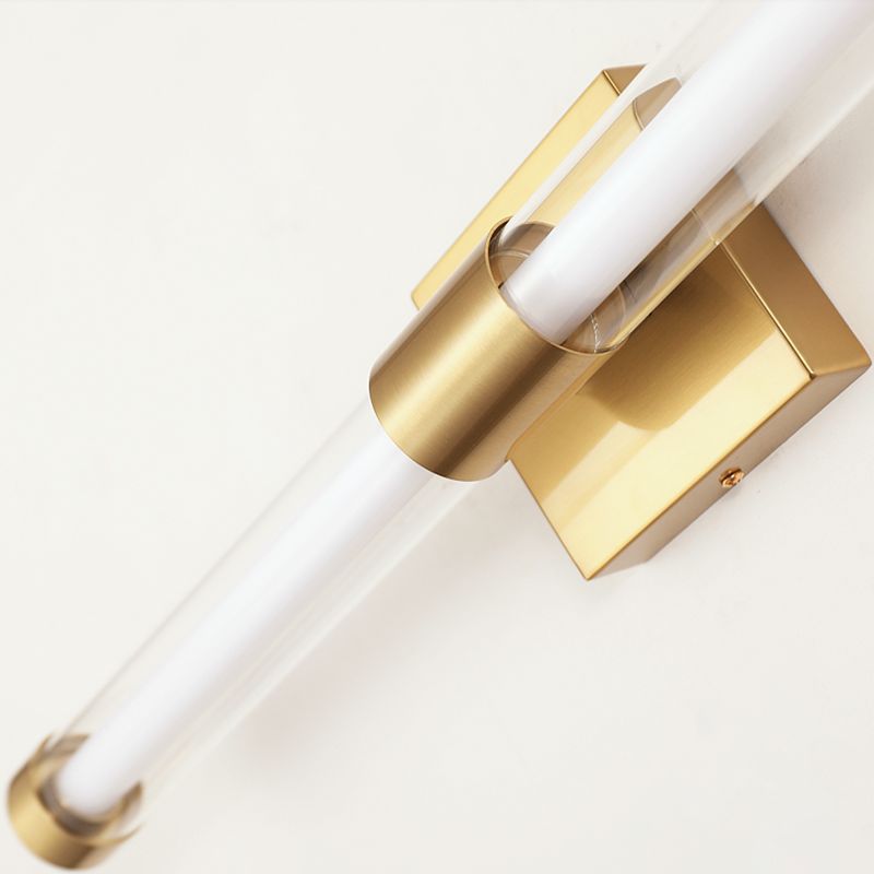 Contemporary Mirror Front Lighting LED Vanity Wall Light Fixtures with Acrylic Shade