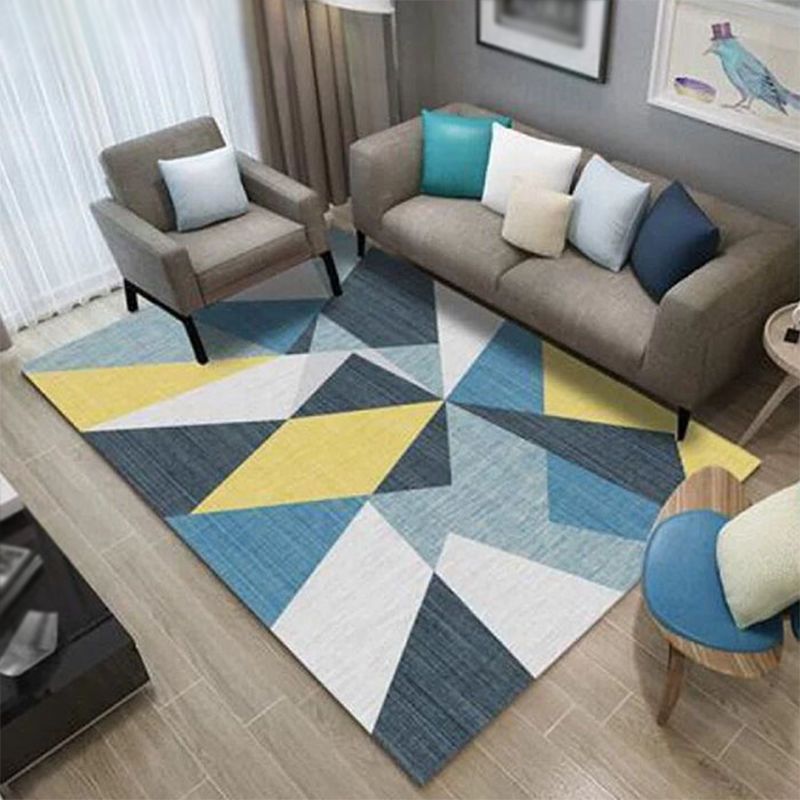 Modern marmeren look Tapijten Polyester Area Tapijt Non-slip achterste binnen Tapijt voor woonkamer